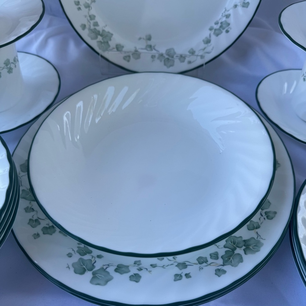 Corelle Callaway Ivy Dinnerware Service for 4 21 Pieces Complete Set - Picture 5 of 11